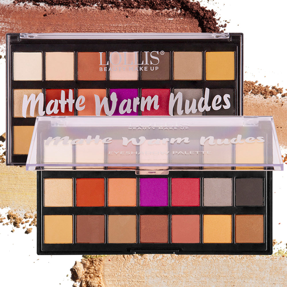 Matte Warm Nudes Eyeshadow Palette 21 Colors